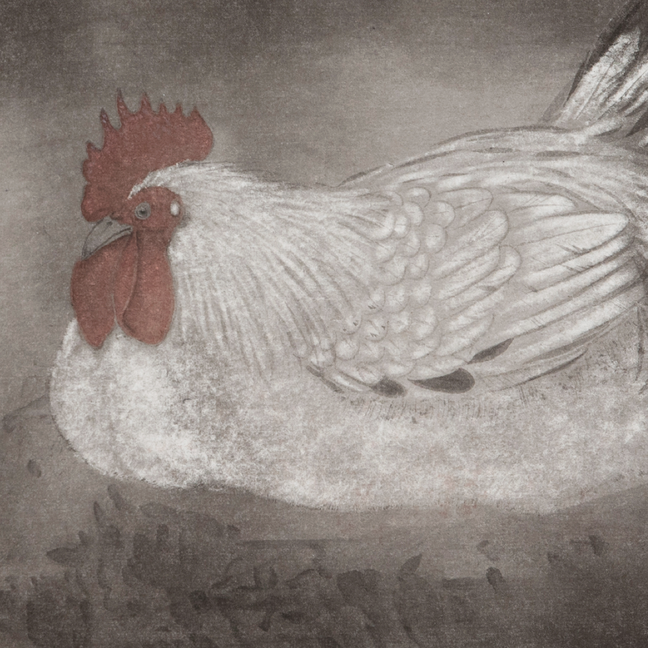 Hanqing Chen: Moon Steps Series - Jade Feathers