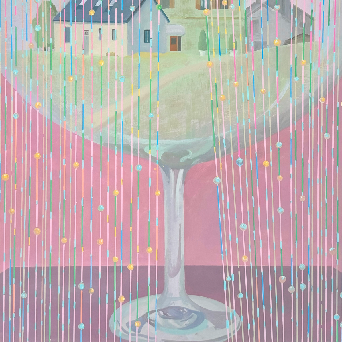 Yuhang Liang: Veil of Beads I
