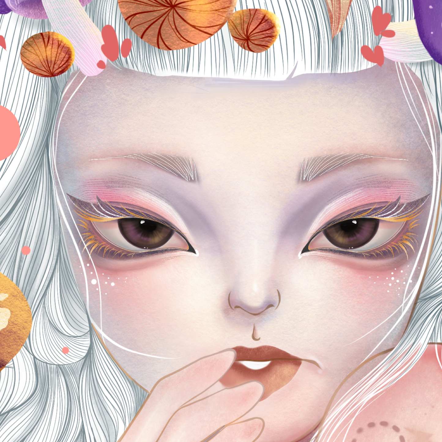 Xiaochen Dong: Poison Mushroom Girl Print