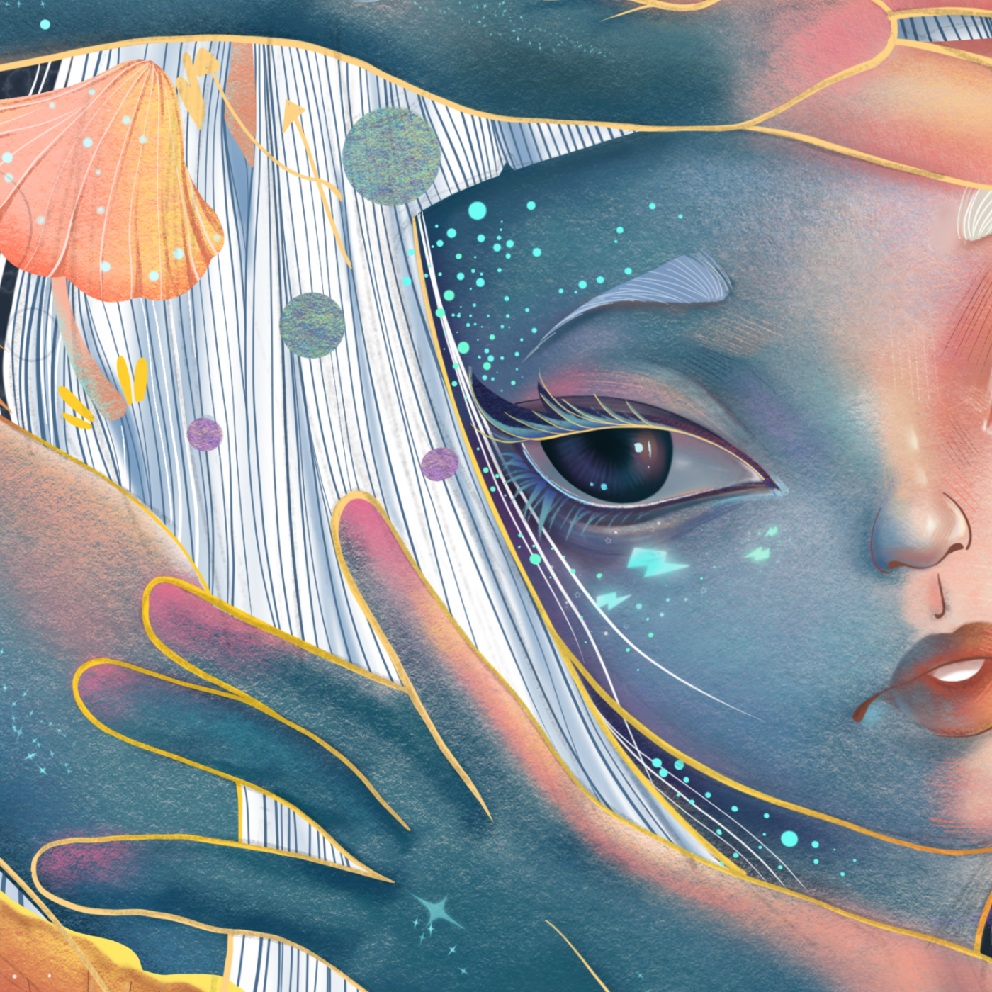Xiaochen Dong: Poison Mushroom Girl II Print