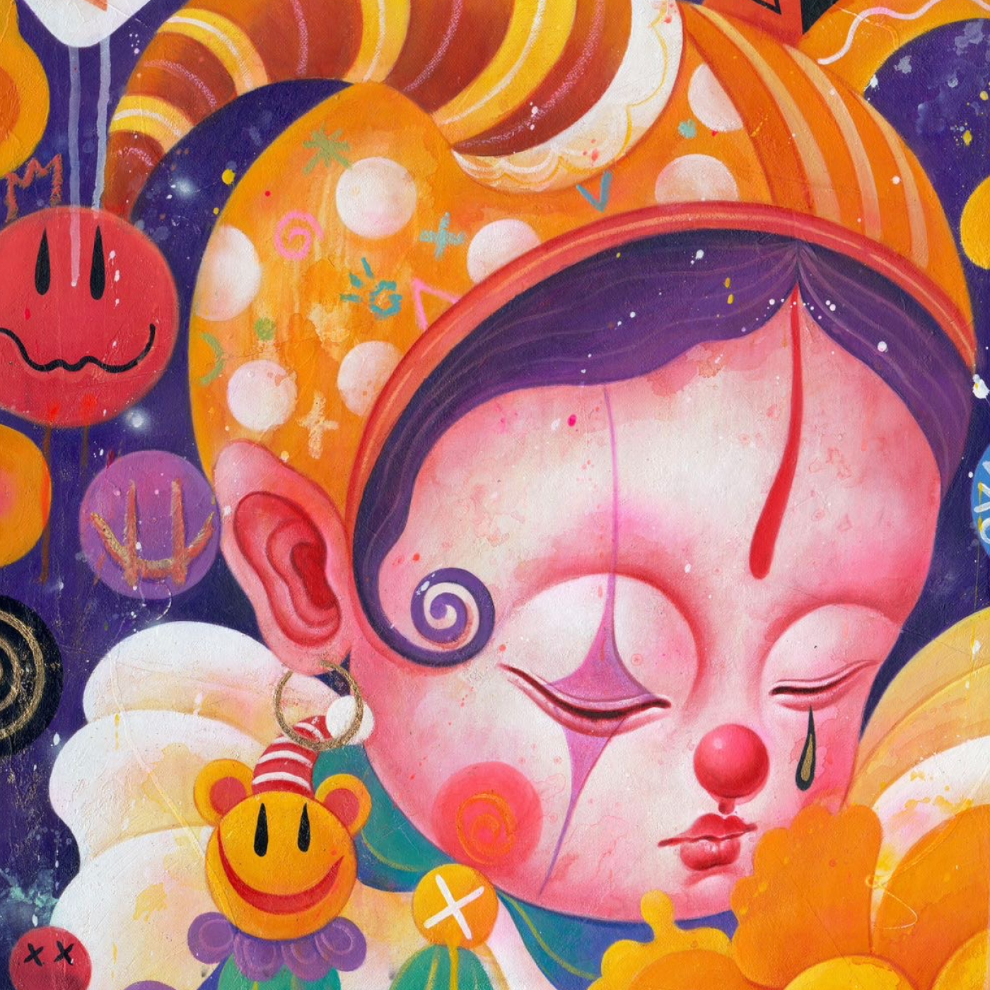 Boqing Chen: Lonely Clown No. 2