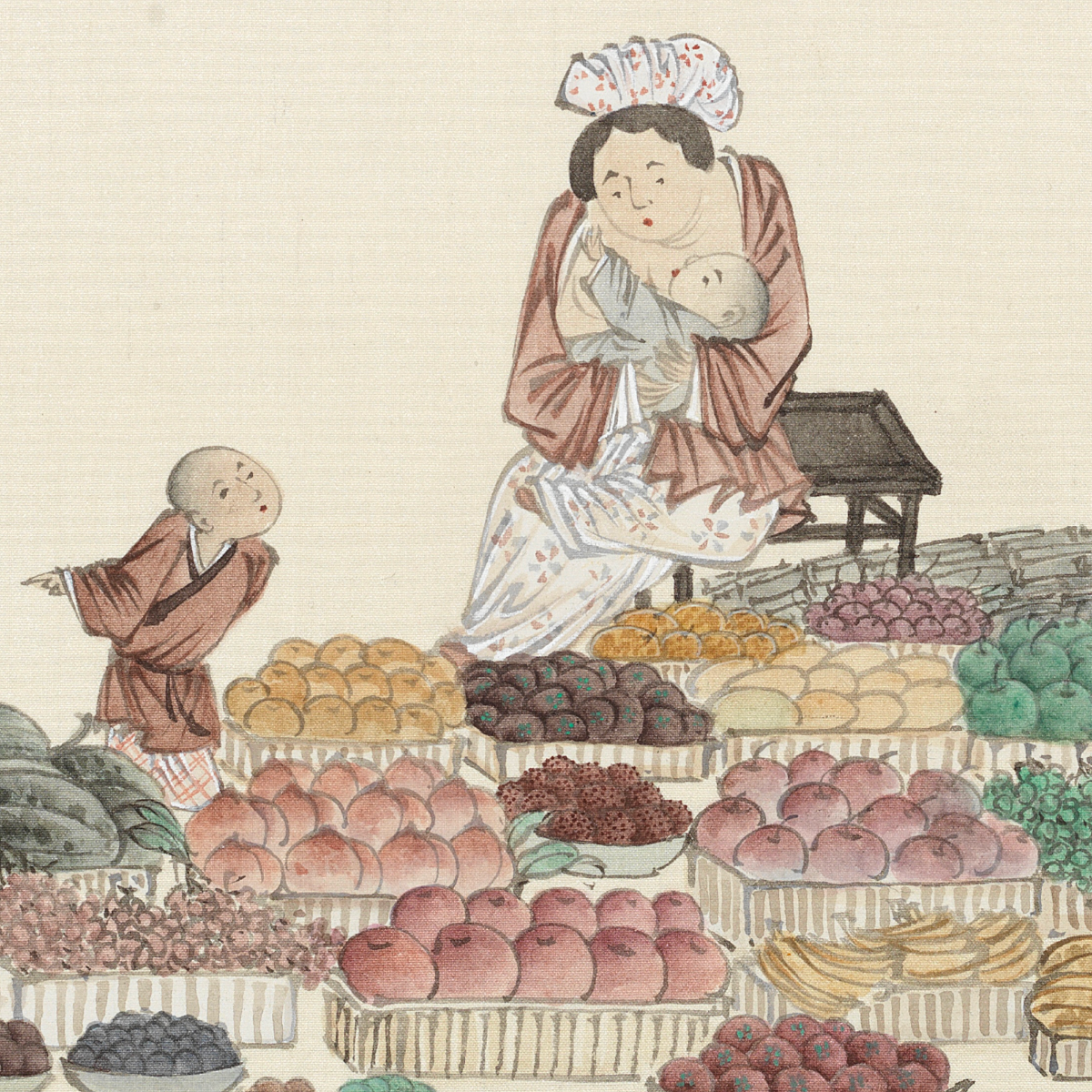 Bin Wang: Fruit Seller