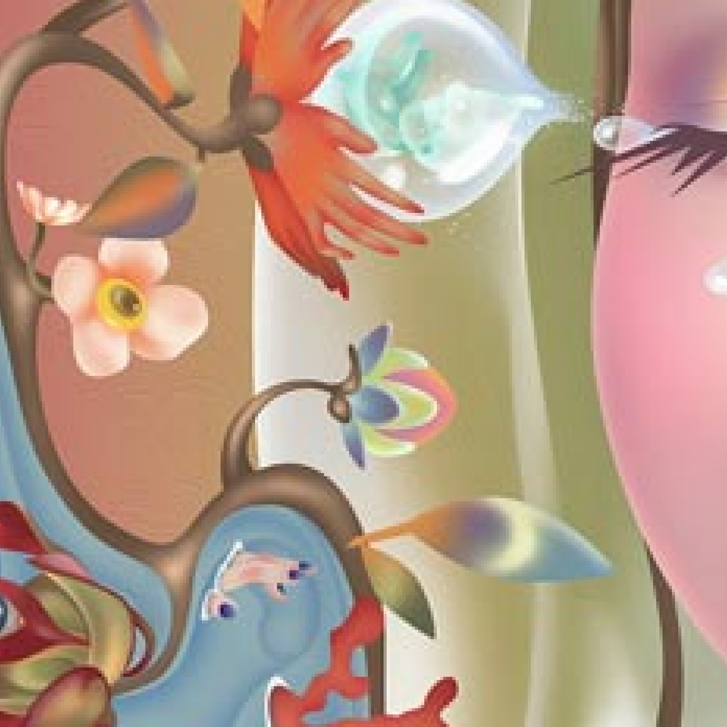 Jun Zhou: Enigmatic Garden- Cry Baby Limited Edition Print