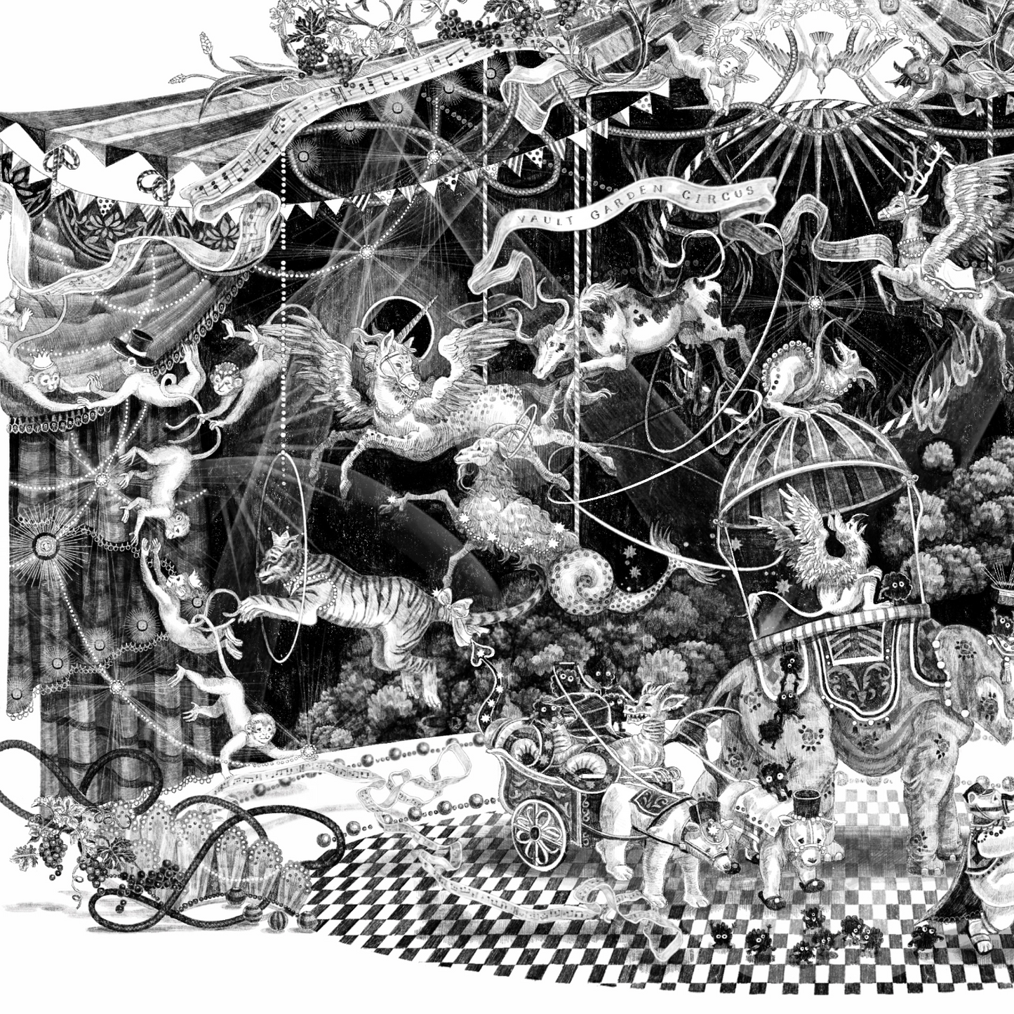 Xinyuan Zhan: Magic Circus Postcard