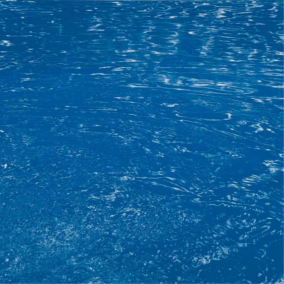 Yichen Ji: Liquid 001-Cyan