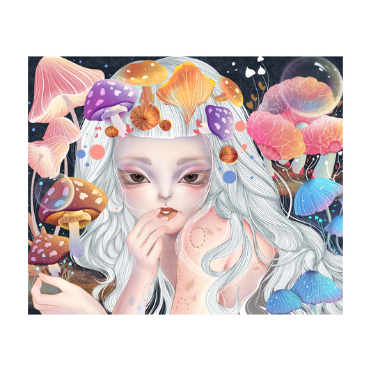 Xiaochen Dong: Poison Mushroom Girl Print