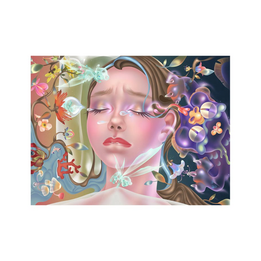 Jun Zhou: Enigmatic Garden- Cry Baby Limited Edition Print