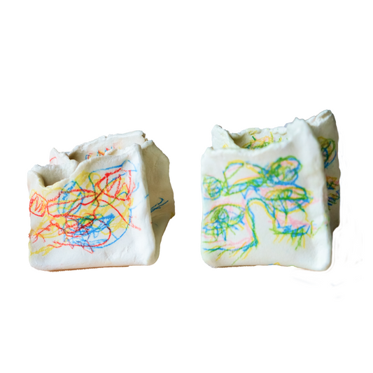 Sherly Fan: MINI PAPER BAG SCULPTURE DUO COLORED