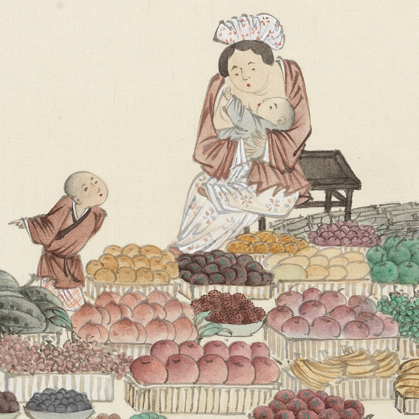 Bin Wang: Fruit Seller