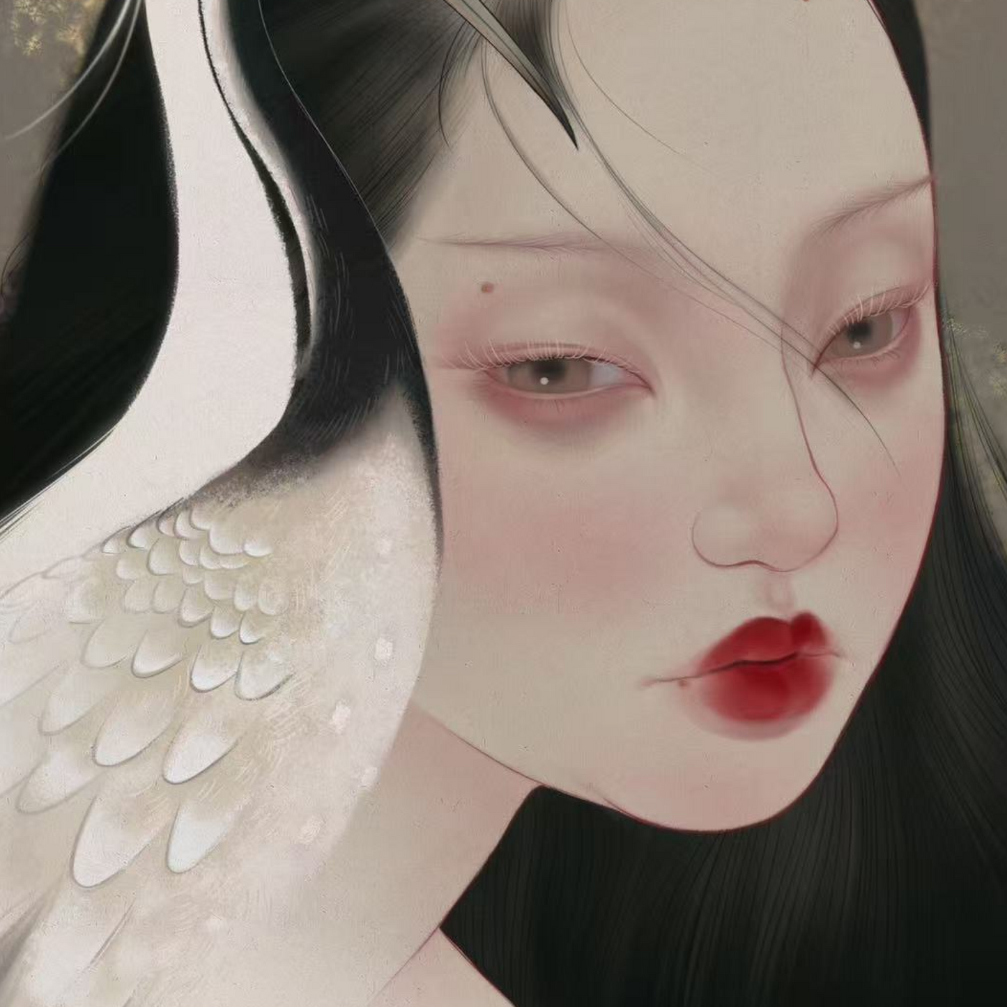 Jun Zhou: Dreamlike Stroll in the Garden- Crane Shape